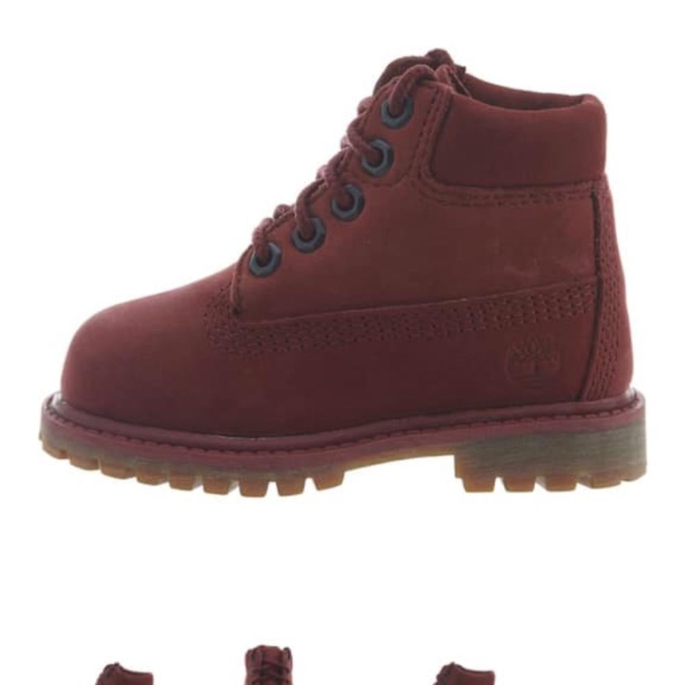 Burgundy Suede Toddler boot
